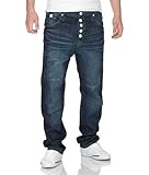 OUTFITTERS NATION Herren Straight Leg Jeans Kabel KUBIC Jeans 511, blau, W31/L34