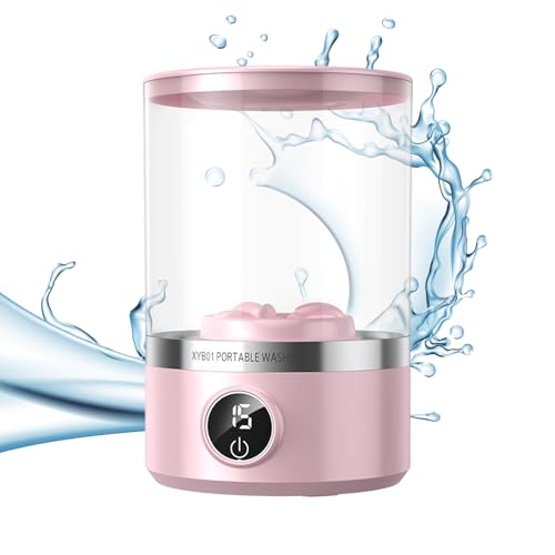 ポータブル 下着 洗濯機,1.7L 静音 深層洗浄 大容量 旅行用 洗浄機,ブラジャー 靴下 パンティ 洗濯機 - 家庭 アパート キャンプ ホテル 寮 用