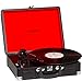 Produktbild Denver VPL-120B Kofferplattenspieler Schwarz  Retro Plattenspieler mit Lautsprecher, USB Vinyl Player zum Digitalisieren, Auto-Stopp, Schallplattenspieler Vintage mit RCA-Ausgang
