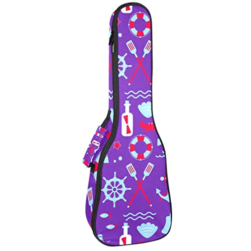 Sac à dos ukulélé étanche idéal concert plage voyage motif océan