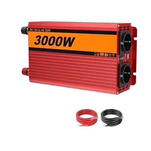 Auto onduleur puissance voiture 3000W pour recharger votre ordinateur en route