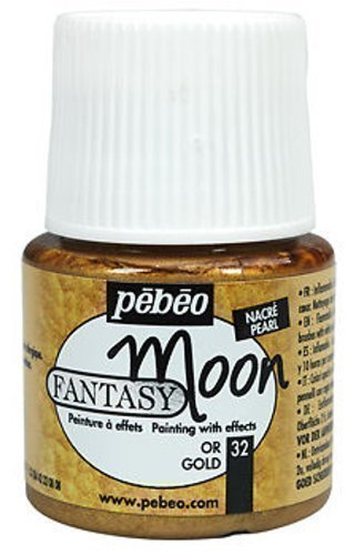 Pebeo - Pots Peinture Multi-Surface Fantasy Moon 45ml - Or