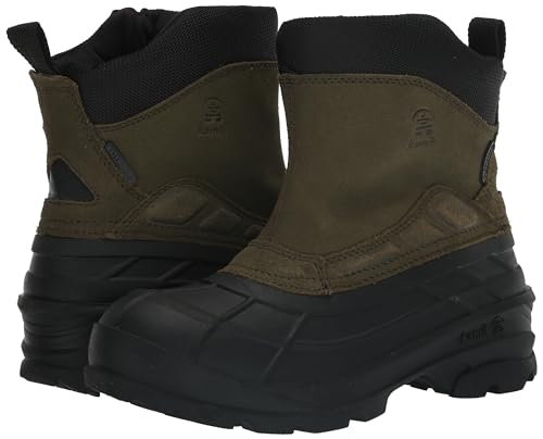 Image of Kamik Champlain 3 Snow Boots for Men - Waterproof Winter Boots for Men - Thermal Insulation & Slip-On Entry - Side-Zip Non-Slip Traction - Lightweight Rubber Shell - Side Zipper Closure