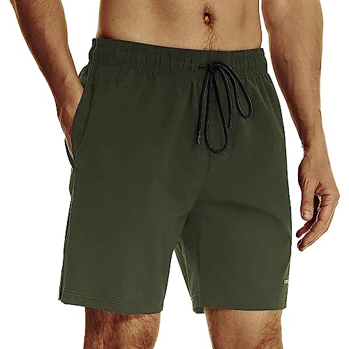 Image of HODOSPORTS Mens Swim Trunks 7 inch Quick-Dry Swim Shorts with Mesh Lining and Pockets
