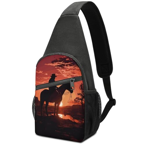 Bolso cruzado casual deportivo para mujer y hombre miniatura 1
