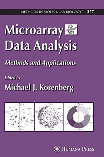 MICROARRAY DATA ANALYSIS: METHODS AND APPLICATIONS: 377 (Methods in Molecular Biology) view 2