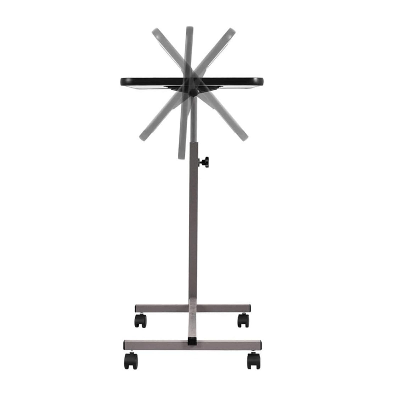 Tavolo Servitore Tavolino servitore Tavolino moderno regolabile in PVC con rotelle, scrivania mobile, scrivania per laptop con ruote, comodino sollevabile