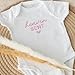COUPLEHOODIES Heaven Sent Embroidered Baby Onesie - Newborn Bodysuit Sentimental Baby Gift for New Moms and Infant Girls