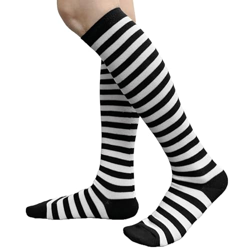 Image of SocksKnee Women Multi-Pack Colorful Variety Design Assorted Activewear Knee-High Stocking Socks, 9-11