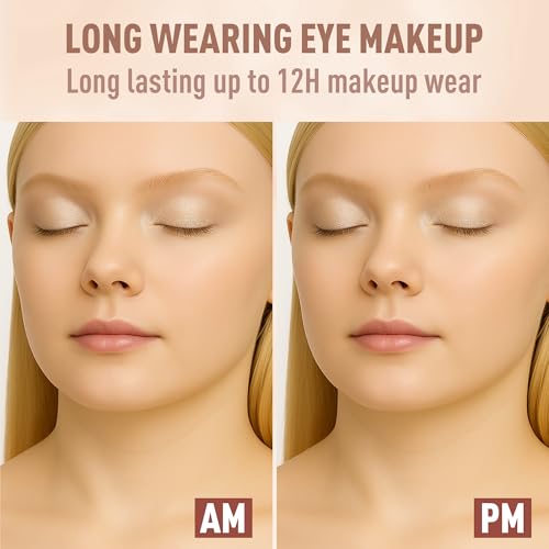 FV Cream Shimmer Eyeshadow Stick，Long Lasting & Waterproof, Multi-Use & High Pigment Eyeshadow Makeup Stick, Pearl Shimmer