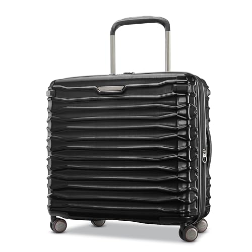 Samsonite Stryde 2 Hardside Expandable with Double Spinner Wheels, Medium Glider, Stealth Black