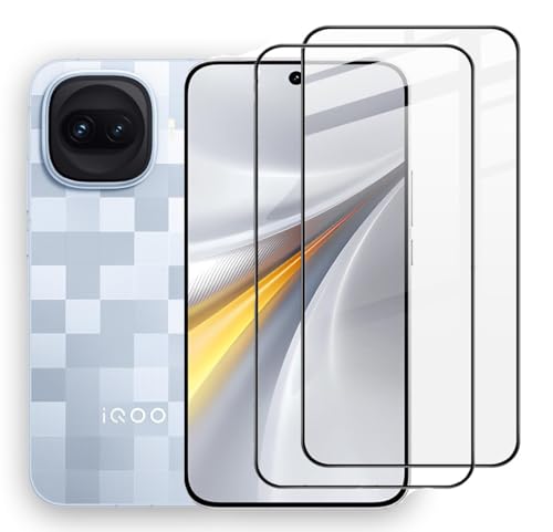 Image of FabeKee /Premium Tempered Glass Screen Protector for iQOO 15R 5G, 6.59 Inch, Edge to Edge Coverage, Ultrasonic Fingerprint Compatible, 9H Hardness, Pack of 2