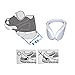 TEQIN 2Pair White Shell Colorful LED Flash Shoe Safety Clip Lights for Runners & Night Running Gear - Reflective Running Gear for Running, Jogging, Walking, Spinning or Biking