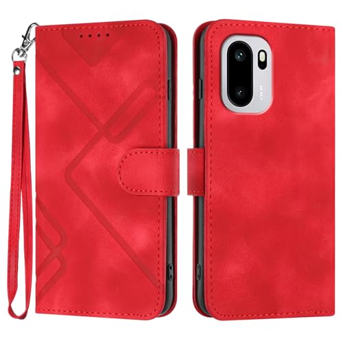 �X�}�z�P�[�X �Ή��@�� for OnePlus Ace 6 / Ace 6T / 15R �X�g���b�v [PU���U�[�{�X�}�z�P�[�X] �E�H���b�g �}�O�l�b�g���� �J�[�h�X���b�g �t���b�v�X�^���h Red