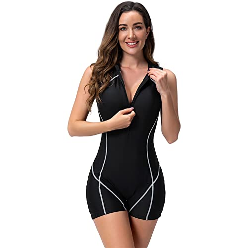 Badeanzug mit Bein Schwimmanzug Damen Burkini Muslimische Islamische...