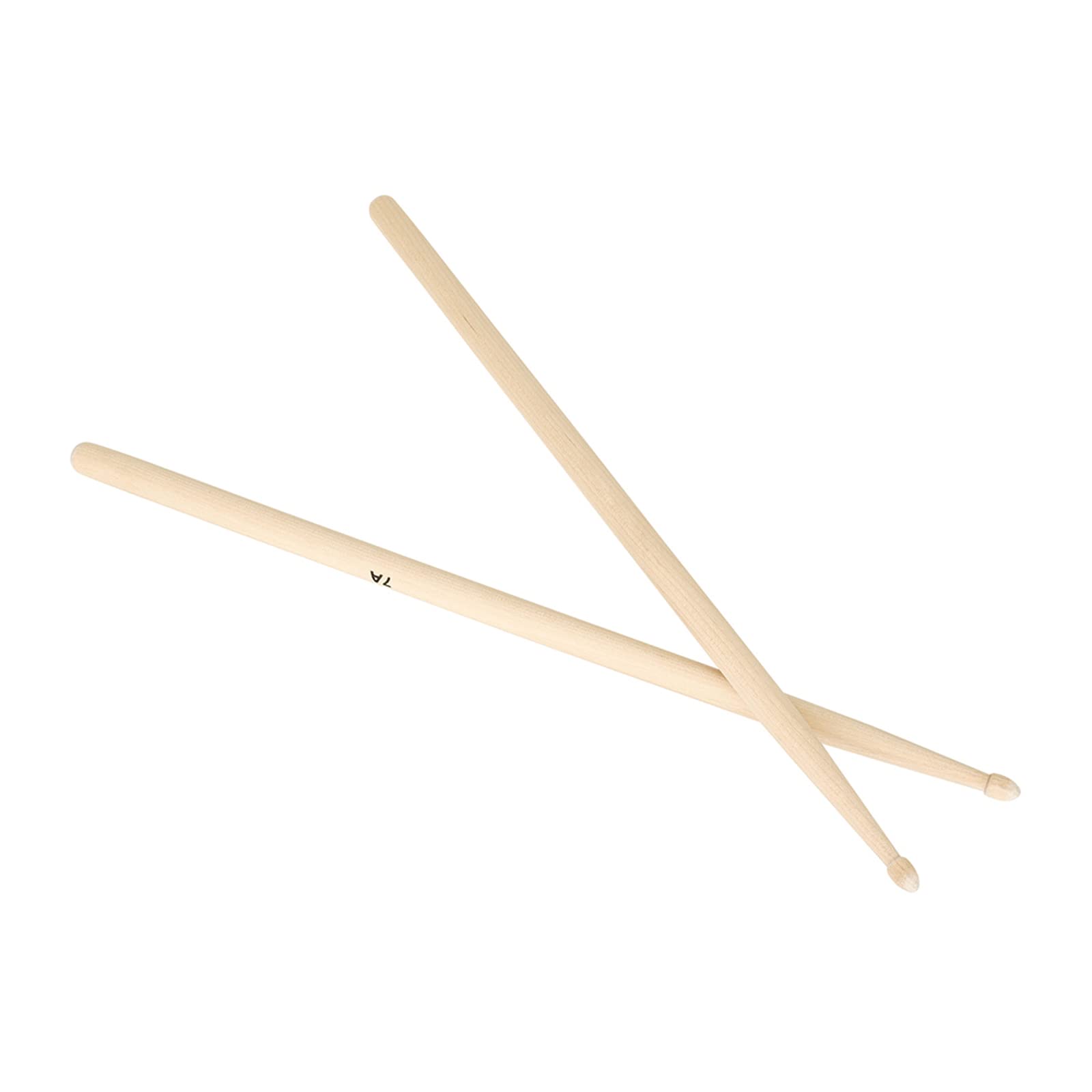 Classic-7A Drumsticks Ahorn Drumsticks, Holz Drumsticks Set, gleichbleibendes Gewicht und Tonhöhe, 12 Paar ovales Top Set mit Tasche