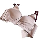 IFOUNDYOU Still BH Damen ohne Bügel Schwangerschafts Stilltops Bras Vorderverschluss Baumwolle Maternity Push up Umstandsmode Nahtlose Bequemer Vollschalen BH Damen Weich Schlaf Still BH