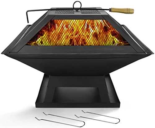 Al Fresco Miami Mesh Contemporary Chimenea, Tall Log Burner (Large Garden  Patio Heater, Fire Pit Wood Stove BBQ Chiminea) : Amazon.co.uk: Garden