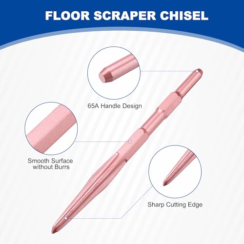Cincel rascador de suelo de acero forjado de 28 cm resistente al desgaste continuo 5