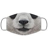 Panda face cover, Panda print, For Adults, Woman, Mans face cover, Reusable, Washable, Wild Animal panda design