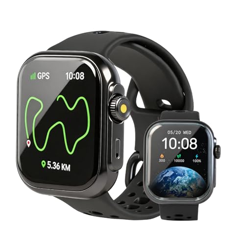 GPS Smart Watch, 1.85'' Screen Smartwatch for Men Women, Built in Alaex, 110+ Sports Modes Activity Tracke with Heart Rate/Sleep/SpO2 Monitor, 3 ATM Waterproof Fitness Watch for Android iOS