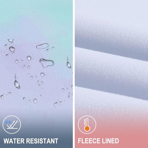 ANIVIVO Girls' Fleece Lined Leggings Water Repellent Kids Winter Warm Yoga Pants Youth High Waisted Athletic Legging3