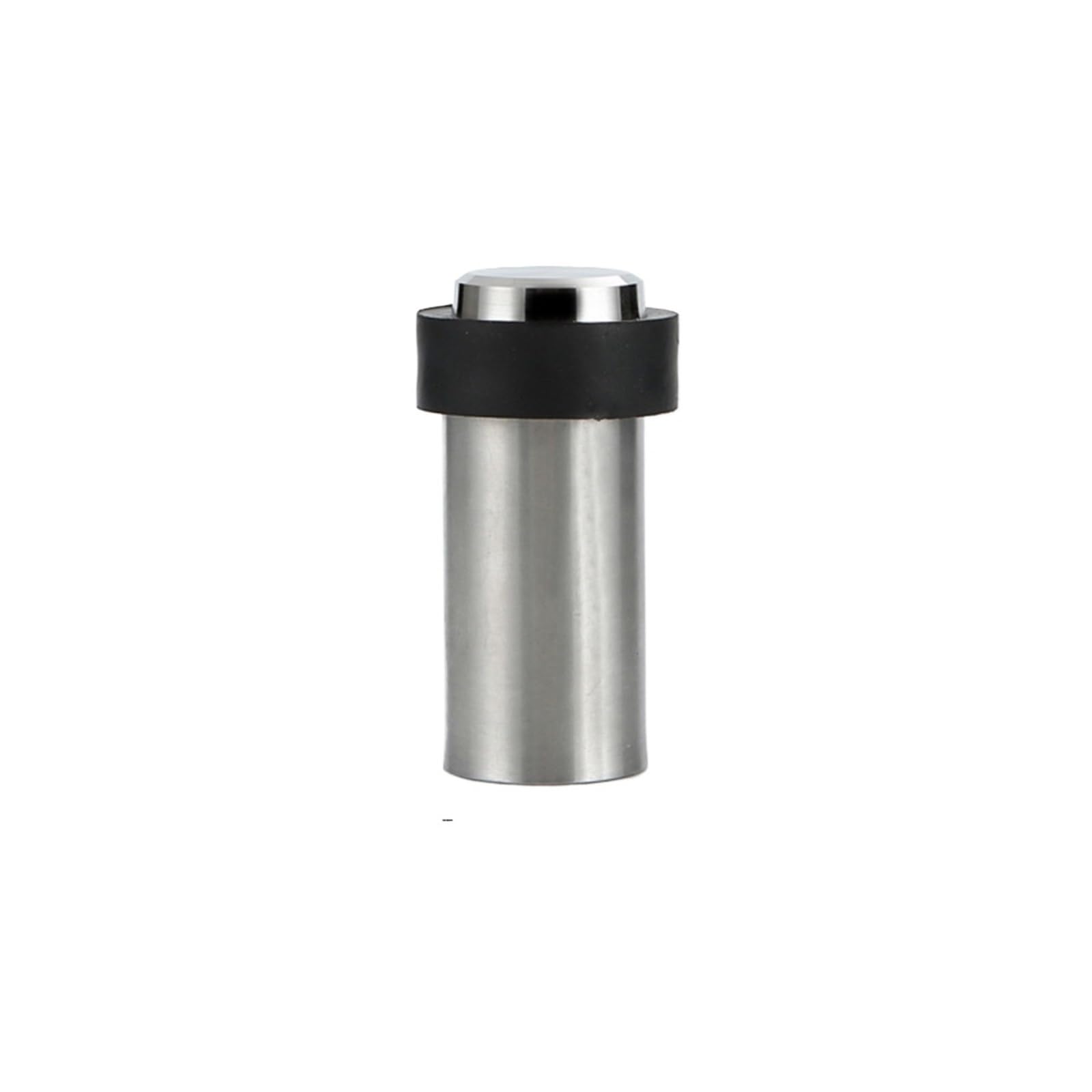 Door Stopper Heavy Stainless Steel Door Stop with Buffer Pad for Indoor Wall and Anti Collision Fitting(A 80mm)