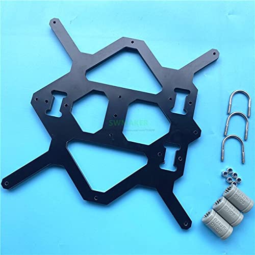 Lysee 3D Printer Parts & Accessories - Black Prusa i3 MK3 Mini 6mm Thick Aluminium Composite Y Carriage Heated Bed Support Plate DIY MK3 Mini 3D Printer - (Size: Black, Color: Option 2)