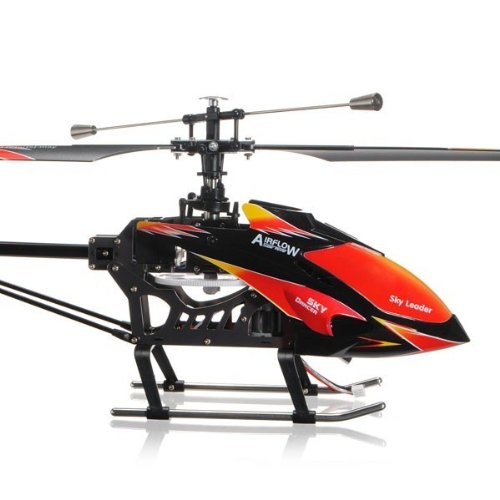 s-idee® 01142 | V913 4.5 Kanal 2,4 Ghz Heli Hubschrauber RC ferngesteuerter Hubschrauber/Helikopter/Heli mit LCD Display und GYROSCOPE-TECHNIK + 2,4Ghz TECHNOLOGIE!!! für INNEN und AUSSEN brandneu mit eingebautem GYRO und 2.4 GHz Steuerung! FLUGFERTIG!