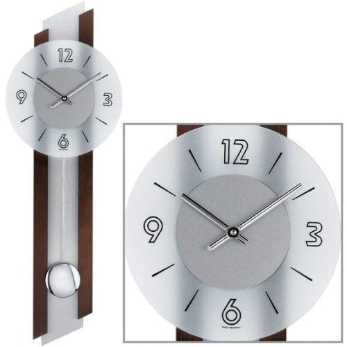 AMS Quarz-Pendeluhr Aus Holz – 73 X 31 X 18 Cm, Mehrfarbig, Made In Germany, Traditionelles Design