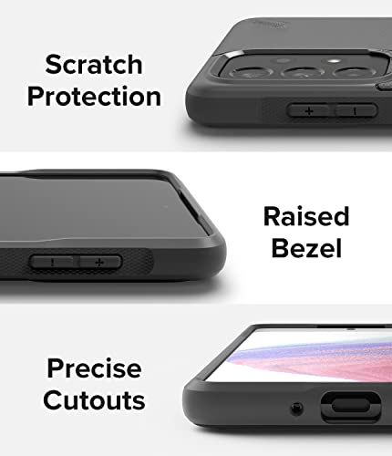 Image of Ringke Onyx Compatible for Samsung Galaxy A53 5G Case Cover Rugged Flexible Durable Anti-Slip TPU Protection Shockproof Samsung Galaxy A53 5G Back Cover - Dark Gray