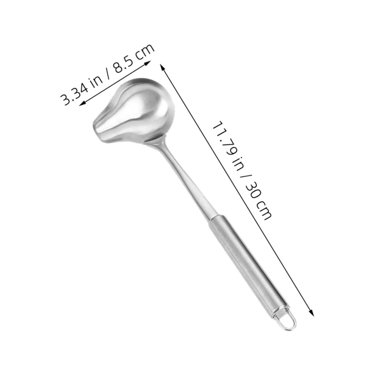 OFFSCH Duckbill Spoon Soup Ladle with Spout Metal Ladle for Gravy Kitchen Gadgets for Home Restaurant