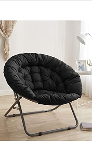 Idea Nuova Silla Redonda de Tela con Armazón Plegable de...