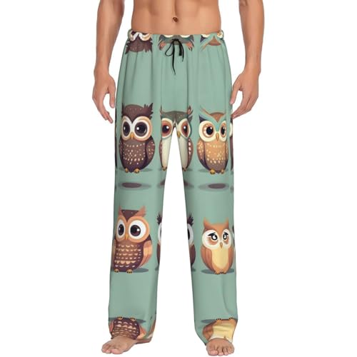 Pantalon de pyjama homme EdWal en noir taille M avec poches pratiques