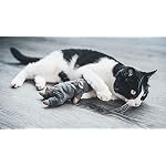 Maus Katzenspielzeug Selbstbeschäftigung aus Knisterpapier und Katzenminze| Interaktives Katzenspielzeug unterstützt die Physische und Mentale Entwicklung der Katze|x1 Katzen Zubehör| 20cm groß – Bild 4