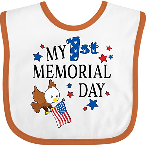 inktastic My First Memorial Day- Eagle Baby Bib