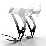 🚴 ULTRALÉGER, SOLIDE ET DURABLE – Porte bidon velo en aluminium avec finition électroplaquée premium : seulement 26 g pour une haute résistance à la corrosion et aux chocs. Son porte gourde velo à moulage intégral et courbure douce assure une excellente tenue sans rayer la bouteille, alliant esthétique fluide et robustesse structurelle.
