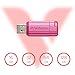 Verbatim PinStripe USB-Stick 32GB, USB 2.0, USB Speicherstick, für Laptop Notebook Ultrabook TV Autoradio, USB 2.0 Stick, Datenstick mit Schiebemechanismus, Hot Pink