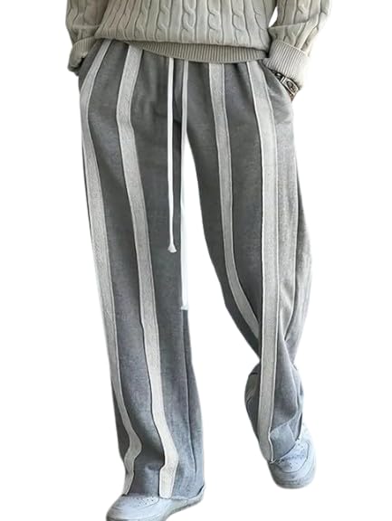 Image of BE SAVAGE Men's Baggy Track Pants - Comfortable Joggers for Gym & Casual Wear
