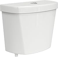 PROFLO PF3712DFP Camden Dual Flush 1.28 GPF Toilet Tank Only - Push Button, White, WaterSense Certified