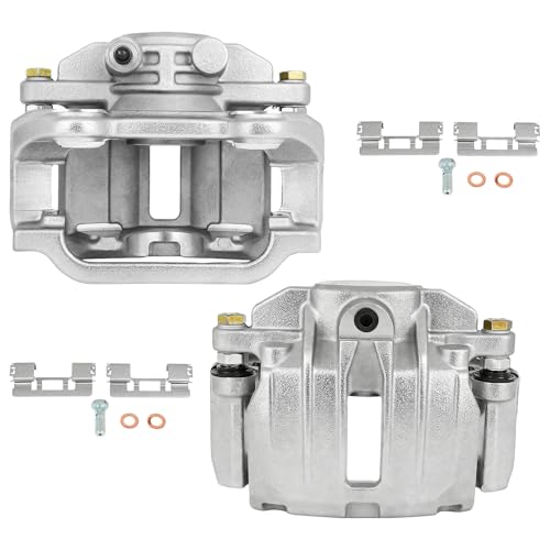 Image of SCITOO Rear Brake Calipers With Bracket 18B4854 18B4855 Compatible For Cadillac For DeVille 2003-2005,For Cadillac For DTS 2006-2011,For Chevrolet For Silverado 1500 2003-2006