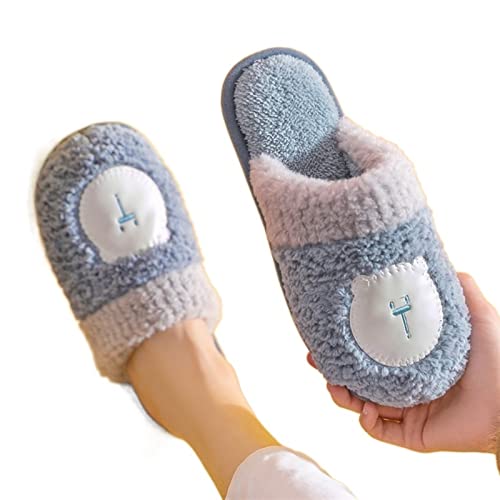 Pantoufles en coton mixtes : chaussons d'intérieur chauds et confortables pour maison