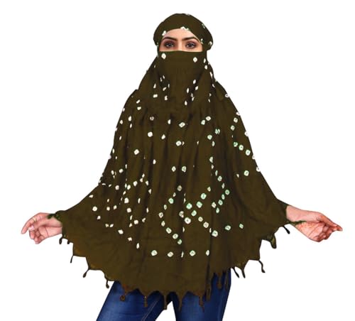 Image of Cotton Long Scarf Cum Mask Scarves Usable for Vehicle Driver | White Printed Design Fabric | Universal Size | Soft & Breathable Sun Protection | For Girl & Women