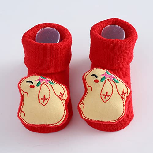 Christmas Baby Socks Toddler Anti-Slip Cotton Slipper Socks Santa Deer Floor Socks Infants Step Socks Birthday Xmas Gift3