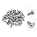 SEWCHICS 24pcs 304 Stainless Steel M5x12mm Multipurpose T-Slot Bolts Industrial Machine Fasteners Hammer Head Screws for T-Slot Extrusion Profiles