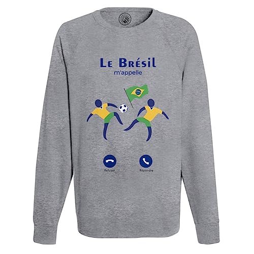 Sweat Brésil M'appelle Idéal pour Vos Soirées Match