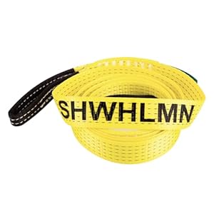 SHWHLMN Recovery Abschleppgurt 5,1 cm x 3 m