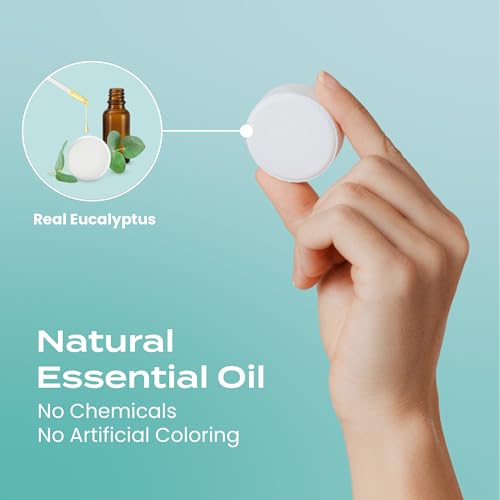Body Restore Shower Steamers Aromatherapy 15 Pack - Christmas Stocking Stuffers for Men, Birthday Gifts for Women, White Elephant, Relaxation, Self Care - Eucalyptus image 2