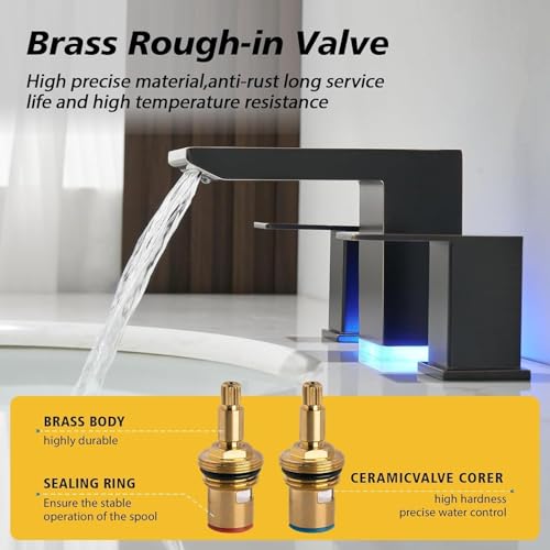 Robinet cascade LED salle de bain pour vasque rétro chic - 6