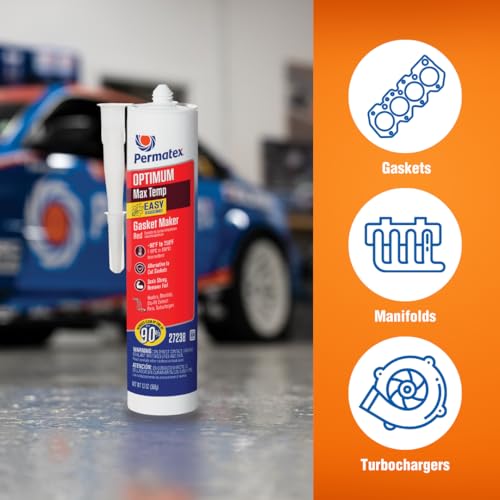 Image of Permatex Optimum Red High Temperature Gasket Maker 13 oz